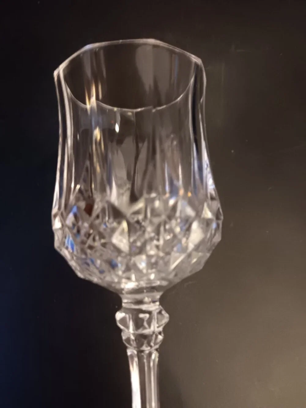 Vintage D' ARQUES LONGCHAMP CORDIAL GLASSES SET OF 4 RARE 4-1/2 inches tall!!!